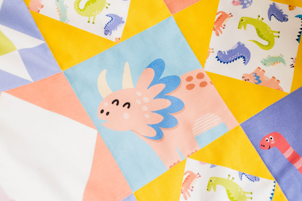 Lemon Lane Cosy-Quilt Dinosaurs Fabric - Image 5