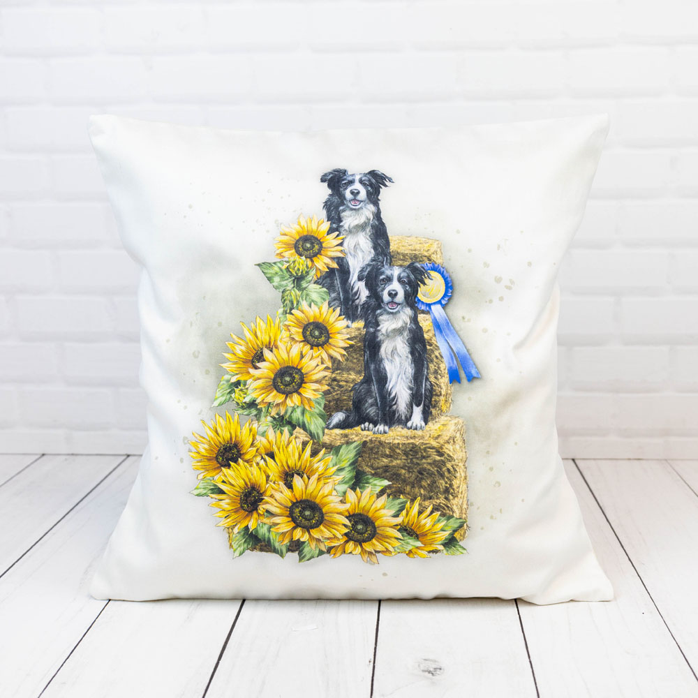 Lemon Lane Sunflower Fields Make Your Own Cushion Fabric Panel - Image 2