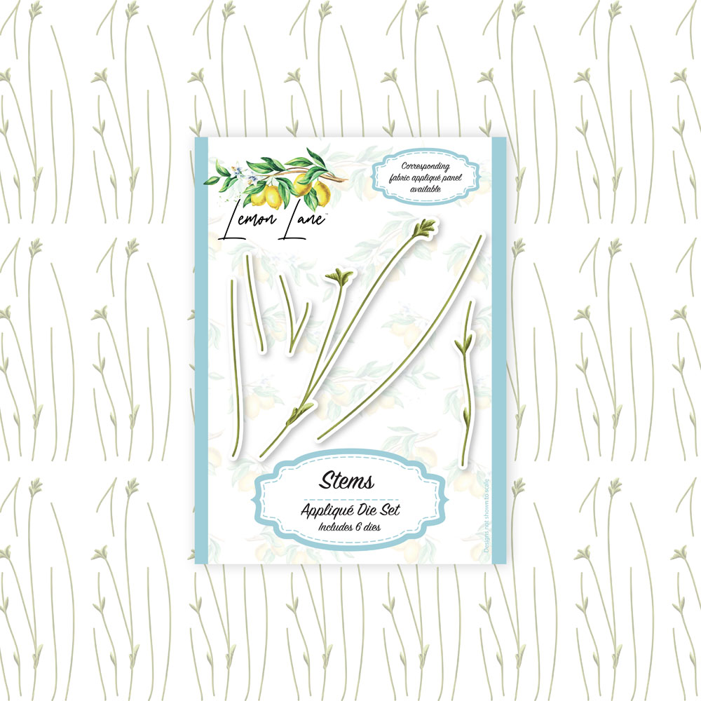 Lemon Lane Stems Applique Die Set
