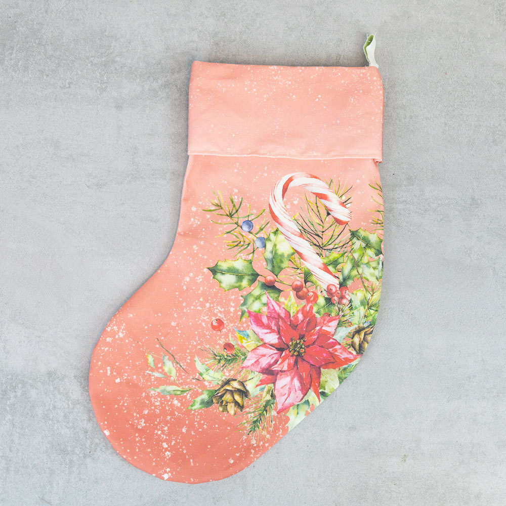 Lemon Lane Merry & Bright Stocking Cotton Twill Fabric - Image 6