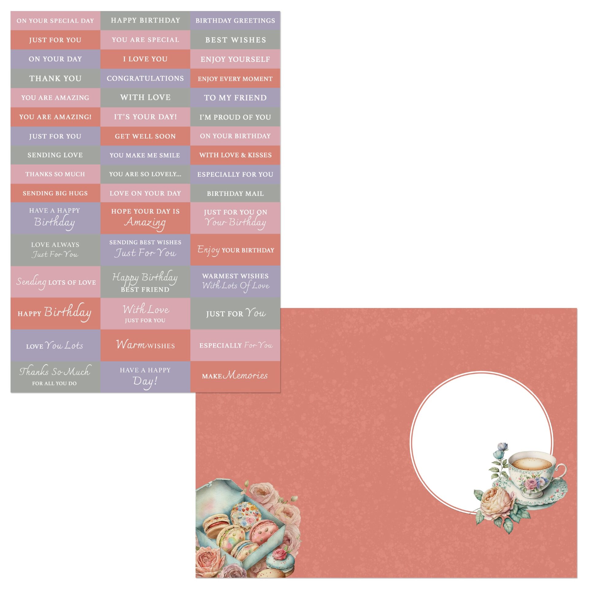 The Crafty Witches Macaroon Tea, Sugar Blooms & Twilight Hoot Download Kits - Image 3