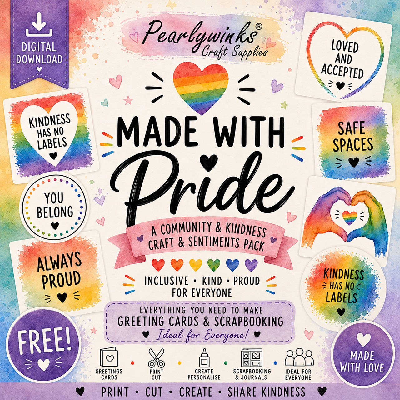 Pearlywinks - Made with Pride Digital Download