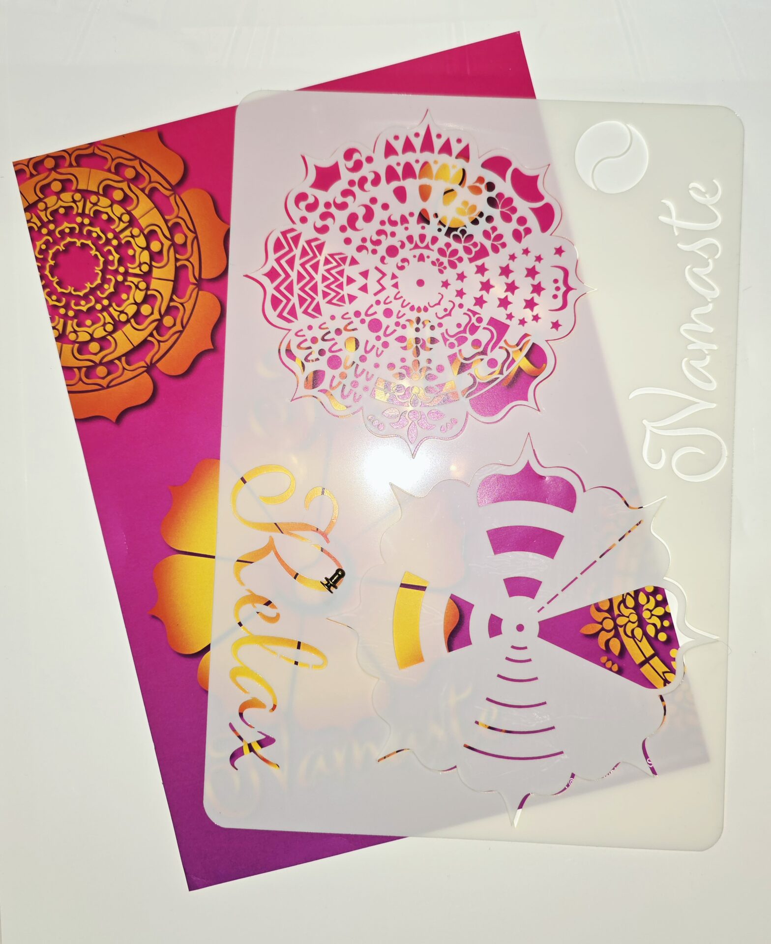 Pearlywinks - Mandala Madness Precision Stencil Pro