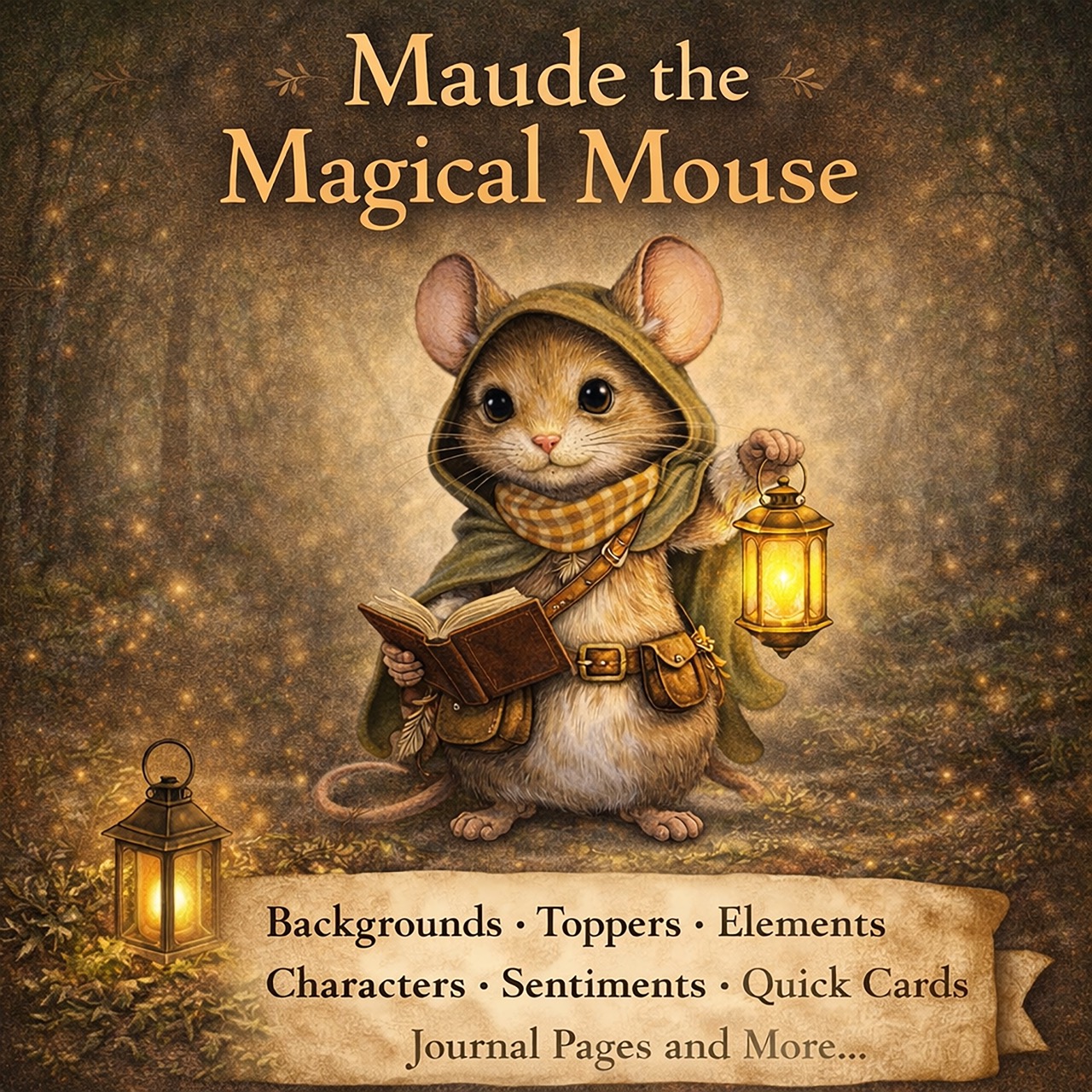 Pearlywinks - Maude the Magical Mouse Digital Dowload