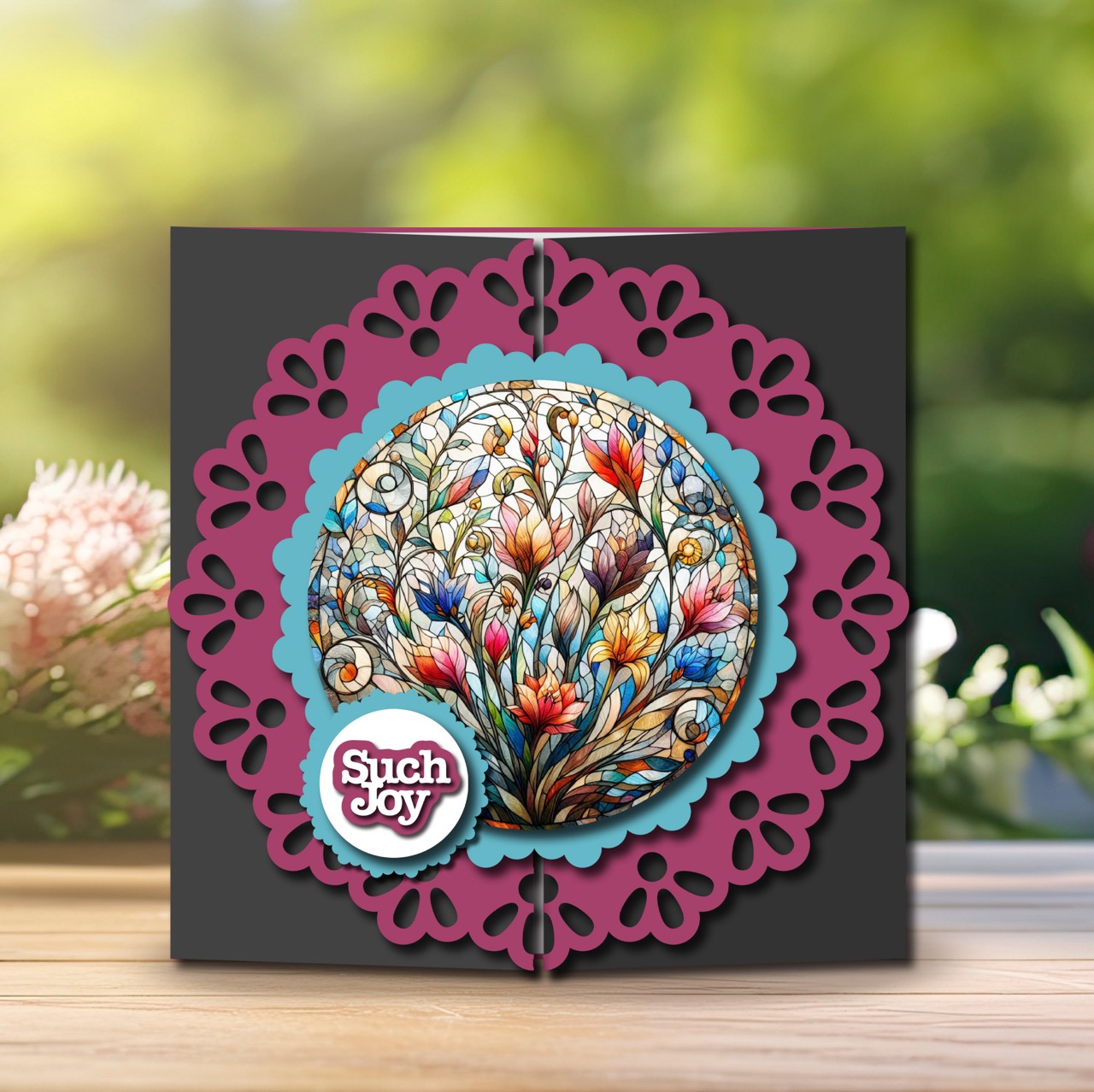 The Crafty Witches - Doily Fold Back Cards SVG Files - Image 14