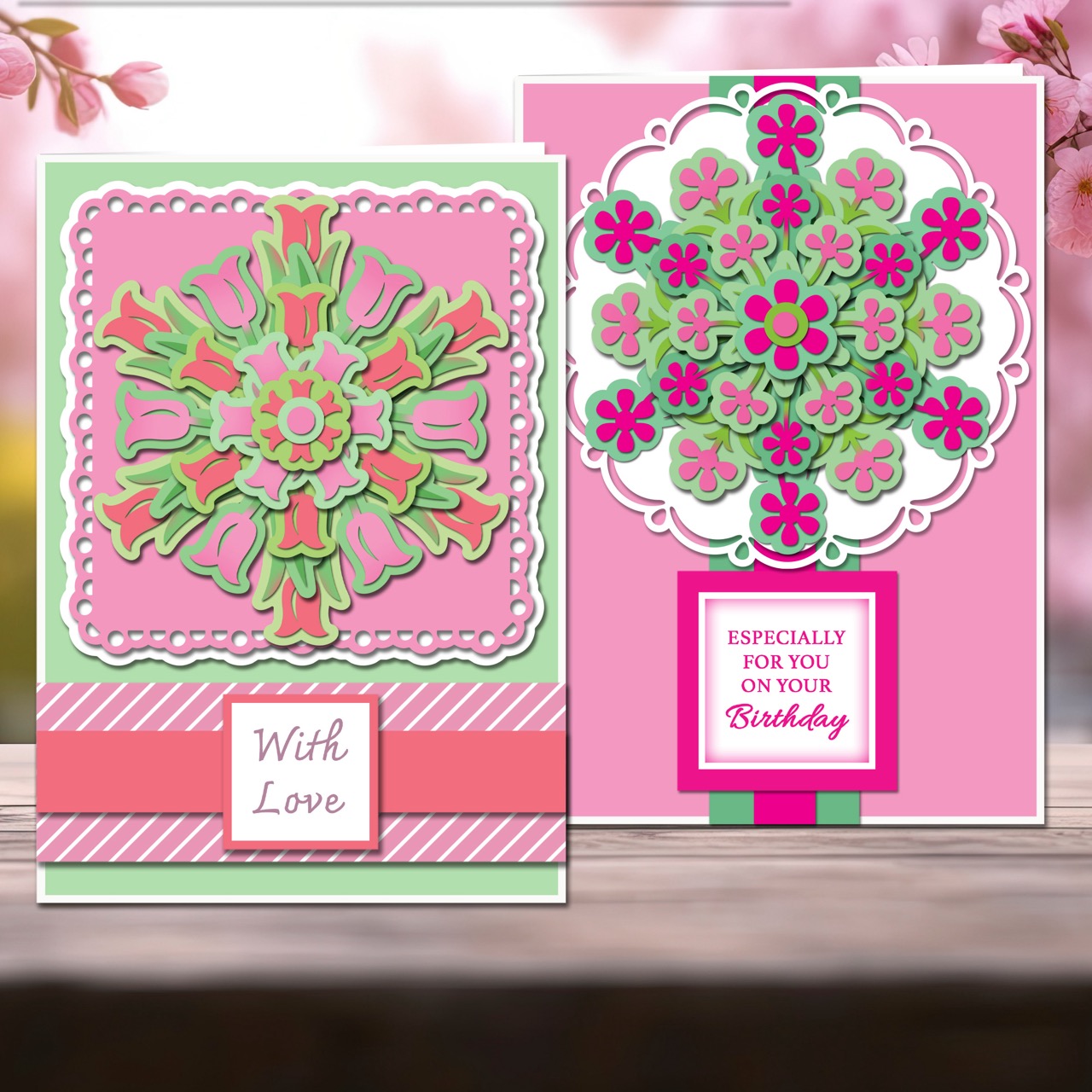 The Crafty Witches - Blooming Layers SVG Files - Image 7