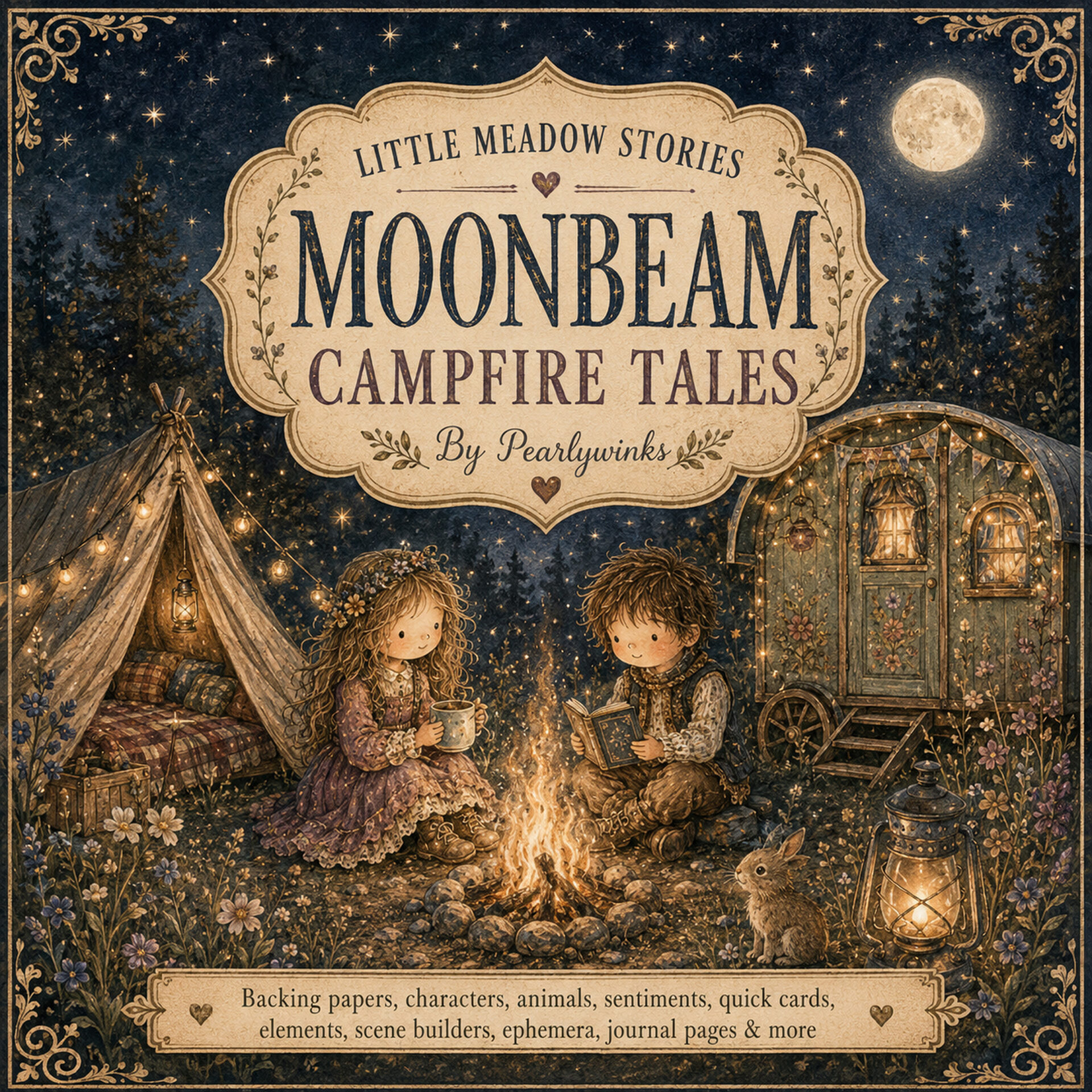 Pearlywinks - Little Meadow Stories - Moonbeam Campfire Tales Digital Download