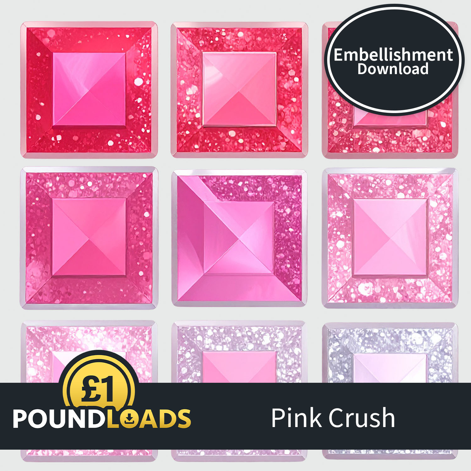 Poundloads Pink Crush Embellishment Download