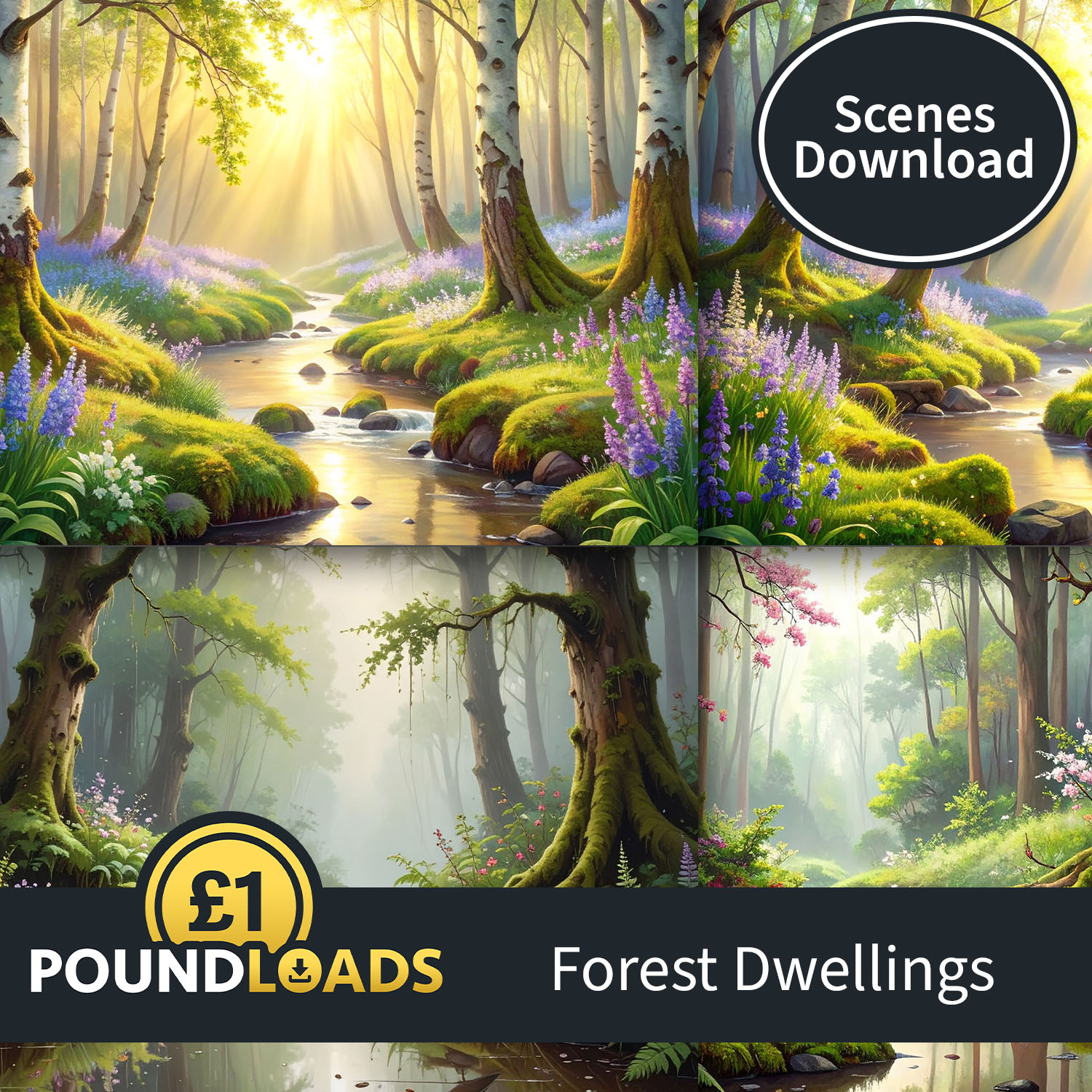 Poundloads Forest Dwellings Scenes Download