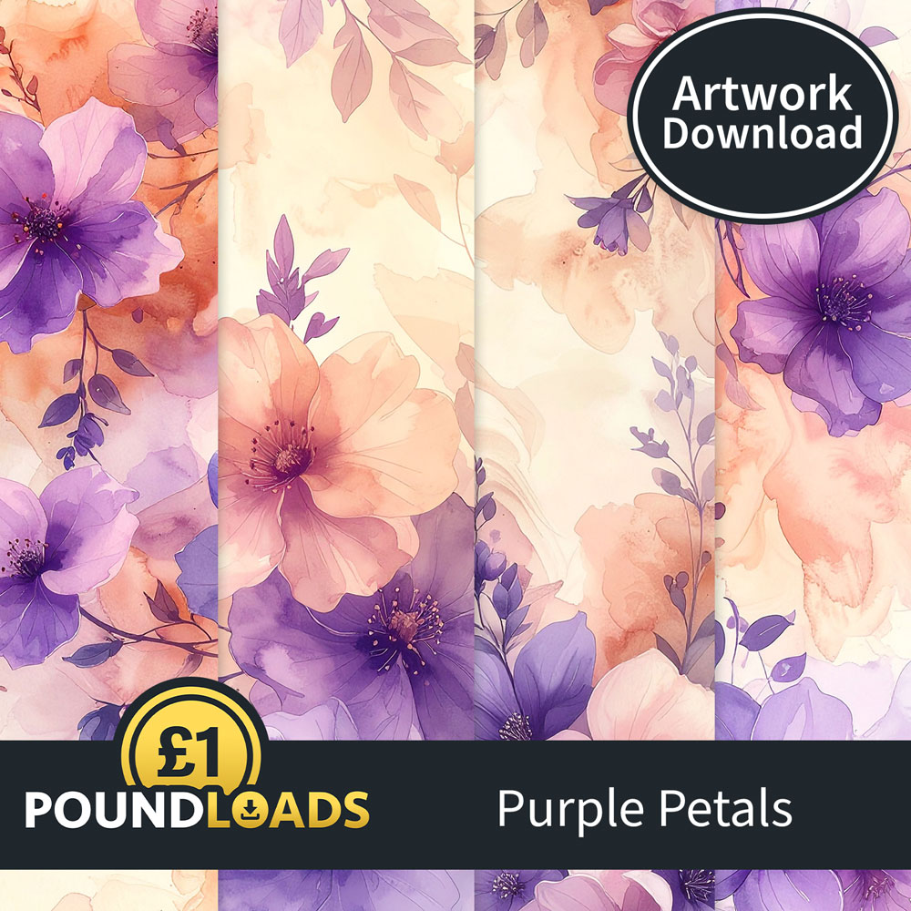 Poundloads Purple Petals Artwork Download