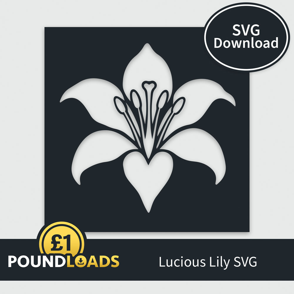 Poundloads Lucious Lily SVG Download