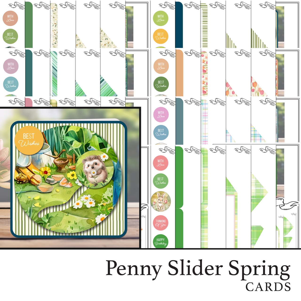 The Crafty Witches - Penny Slider Spring Cards Digital Collection