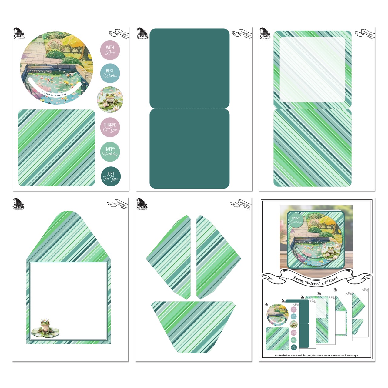 The Crafty Witches - Penny Slider Spring Cards Digital Collection - Image 7