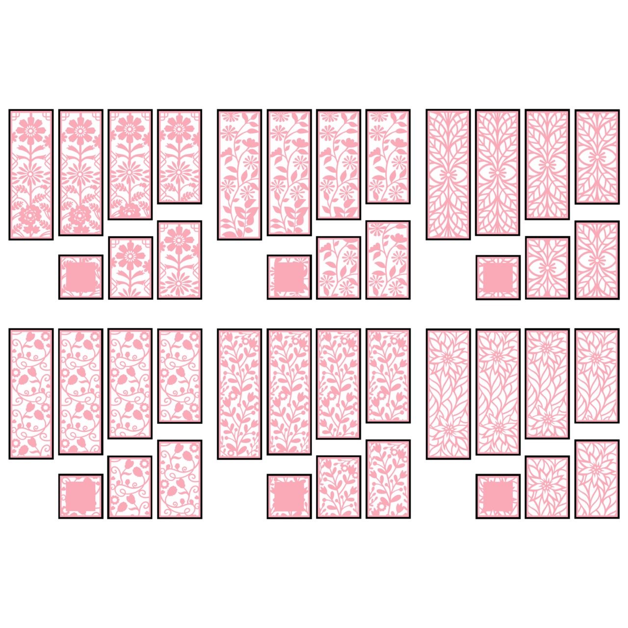 The Crafty Witches - Pretty Panels Collection SVG Files
