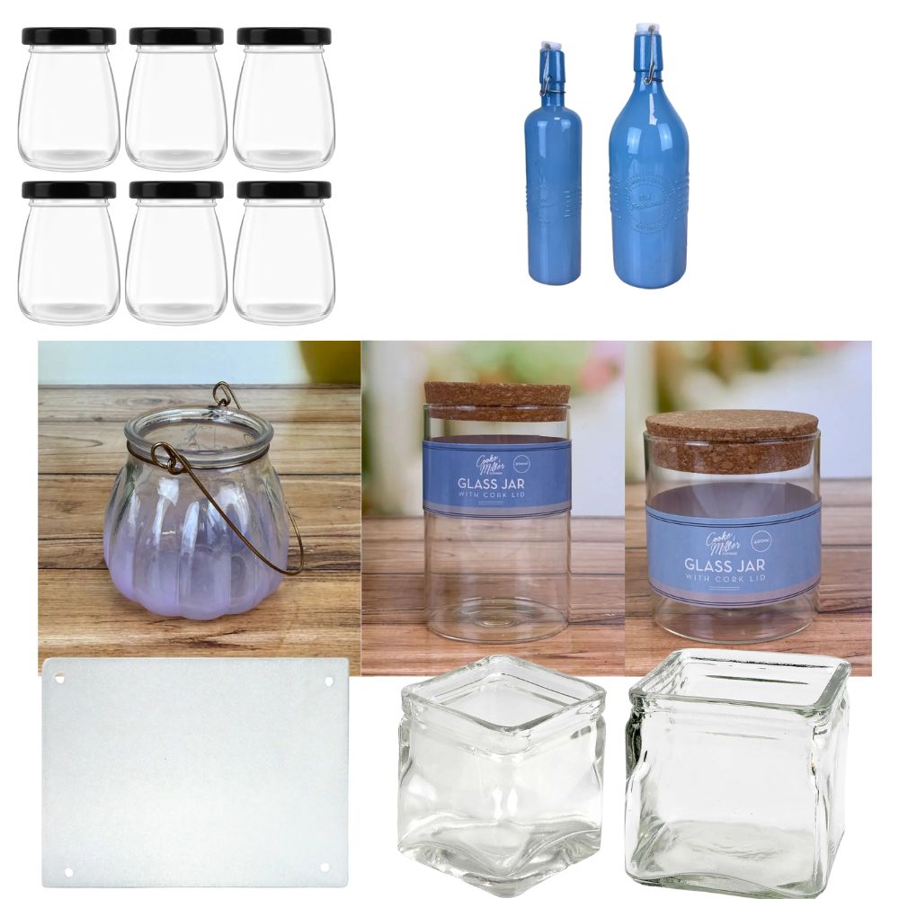 Mixed Glass Blanks Medium Bundle