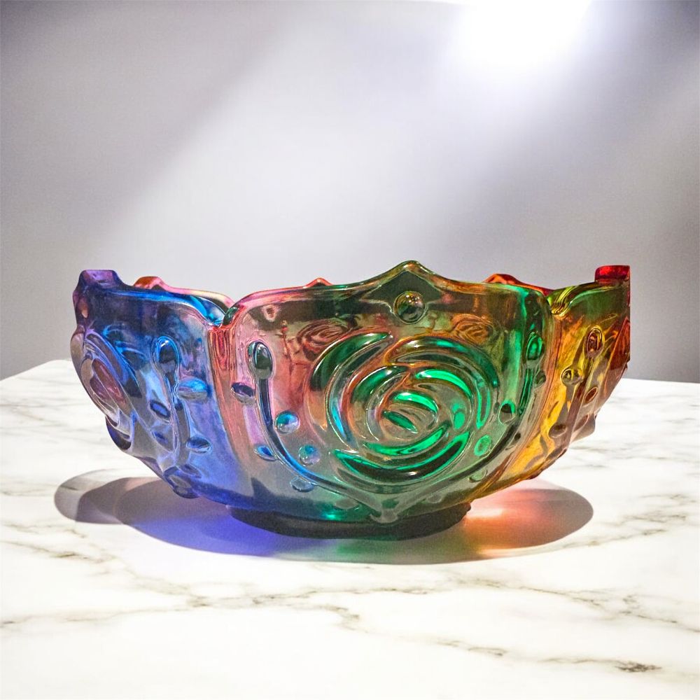 Silicone Mould - Flower Decorated Bowl