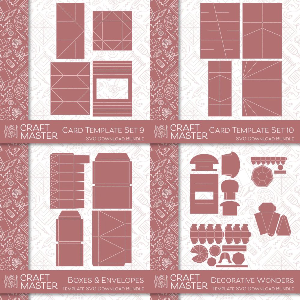 Craft Master Template Stencils SVG Downloads Bundle