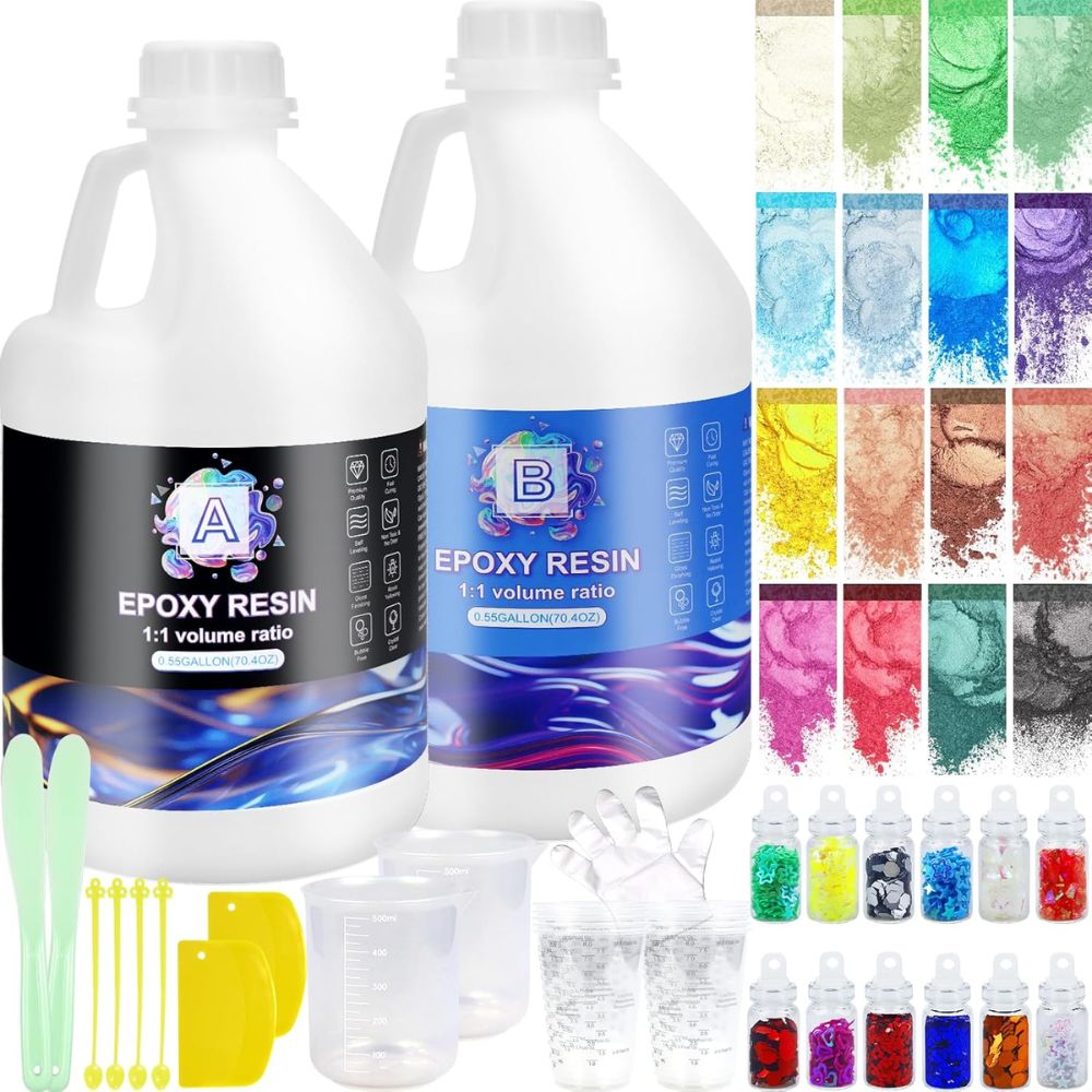 Large Clear Resin & Accessories - 4.15l - UK ONLY