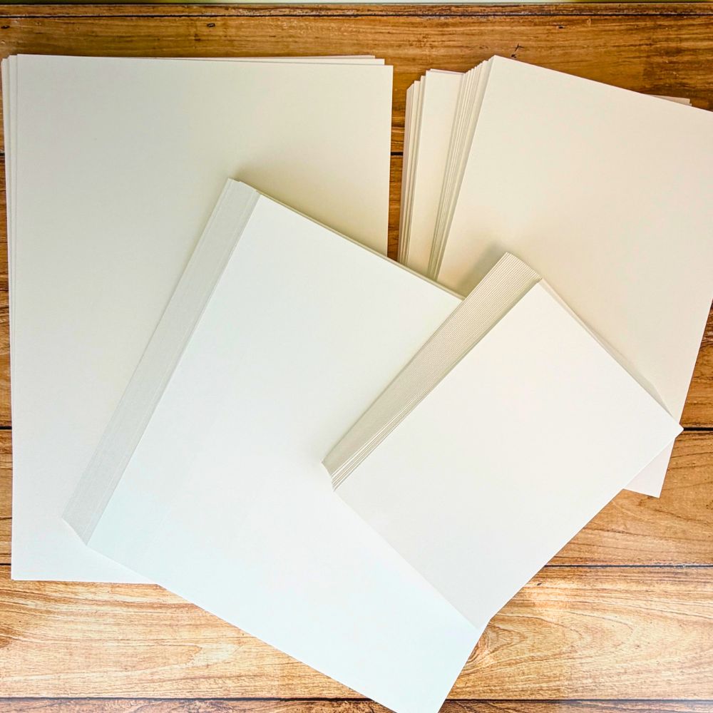 The Posh Card Pack - White Construction Card - UK ONLY