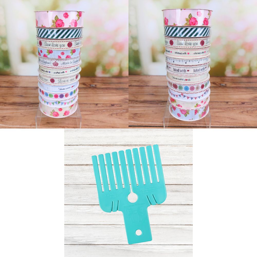 Ribbon Packs (2x 11 Rolls) & Bow Maker Bundle