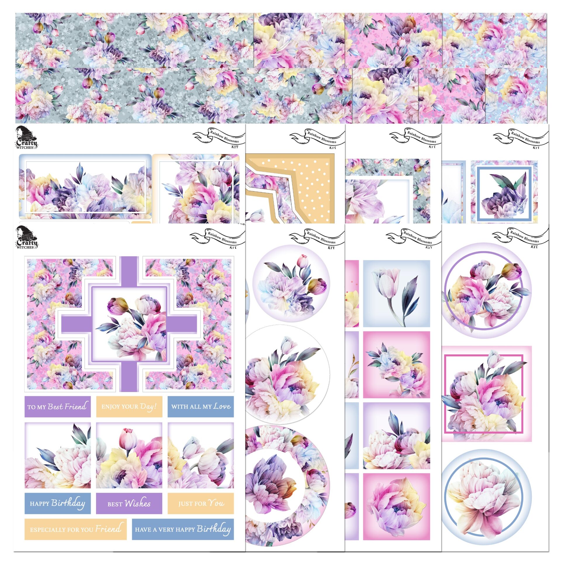 The Crafty Witches Book of Spells Abracadabra Edition with Bonus Blooms Abound Download Kit - Image 2