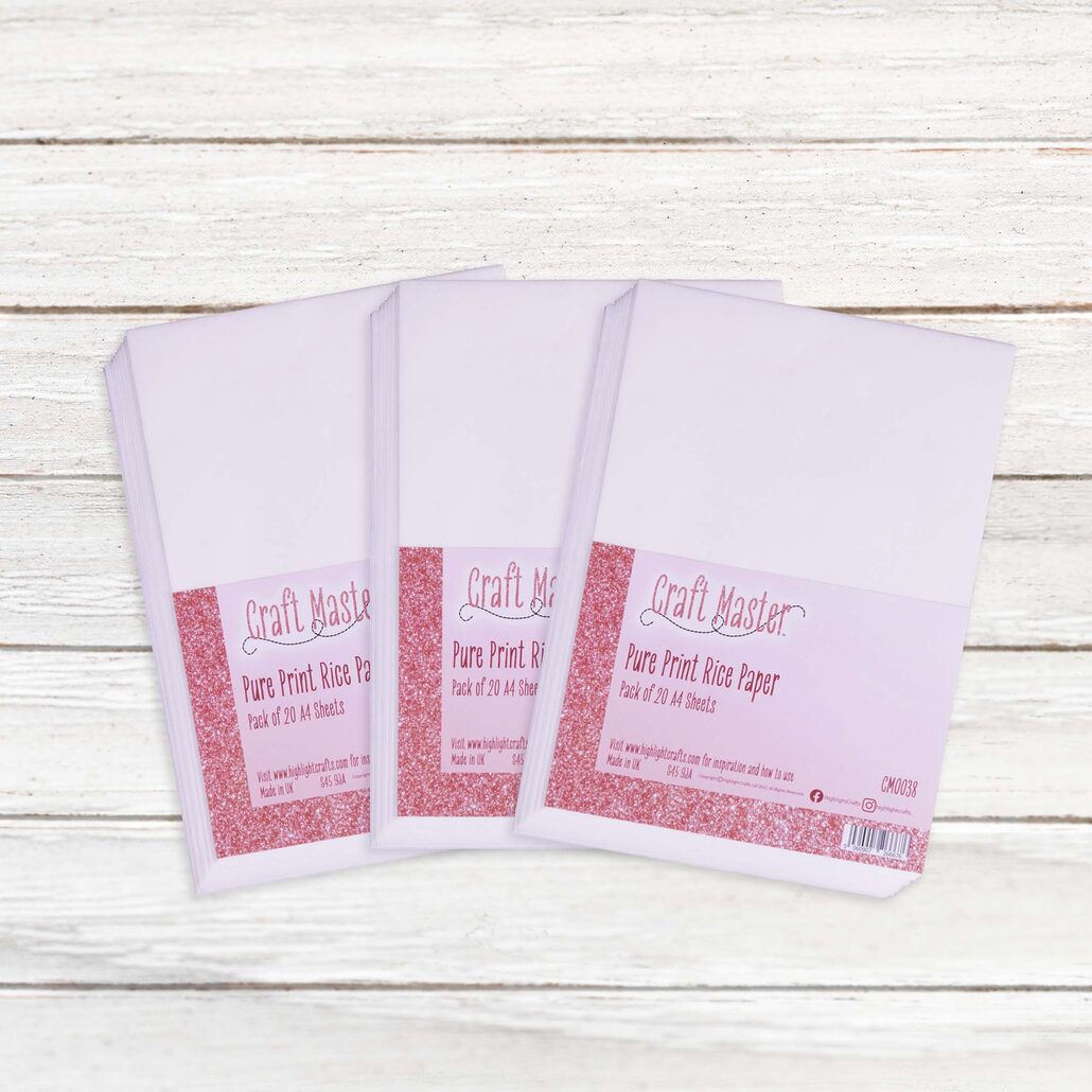 Craft Master Rice Paper - 60 Sheets - Highlight Crafts