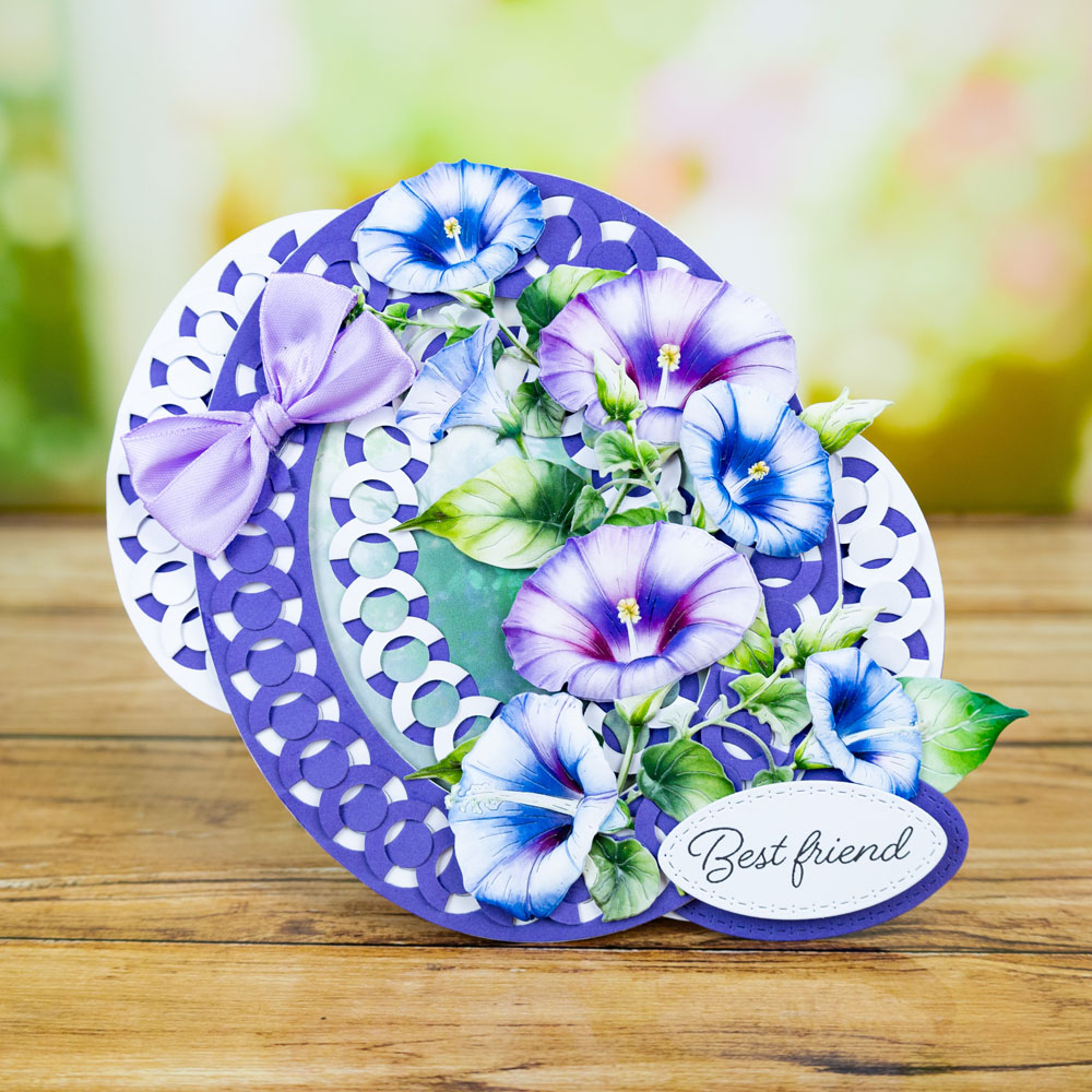 Two Red Robins Flower of the Month Morning Glory Die Bundle - Image 9