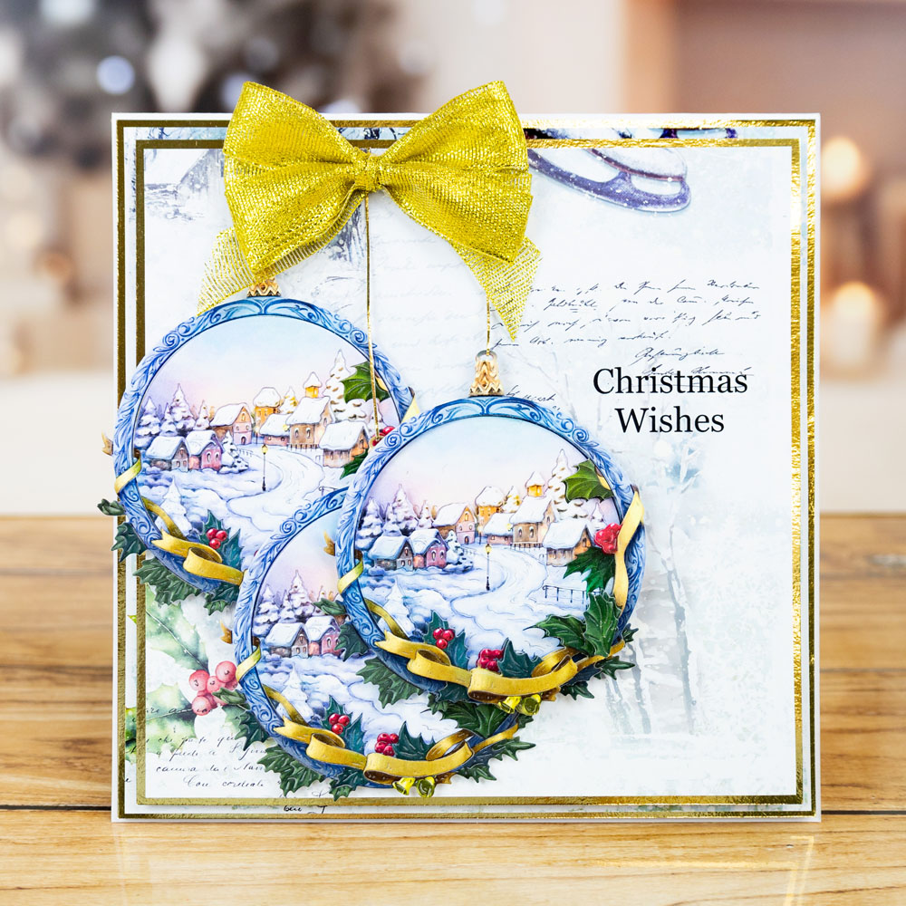 Two Red Robins Quick & Easy Christmas Cards Die Bundle - Image 6