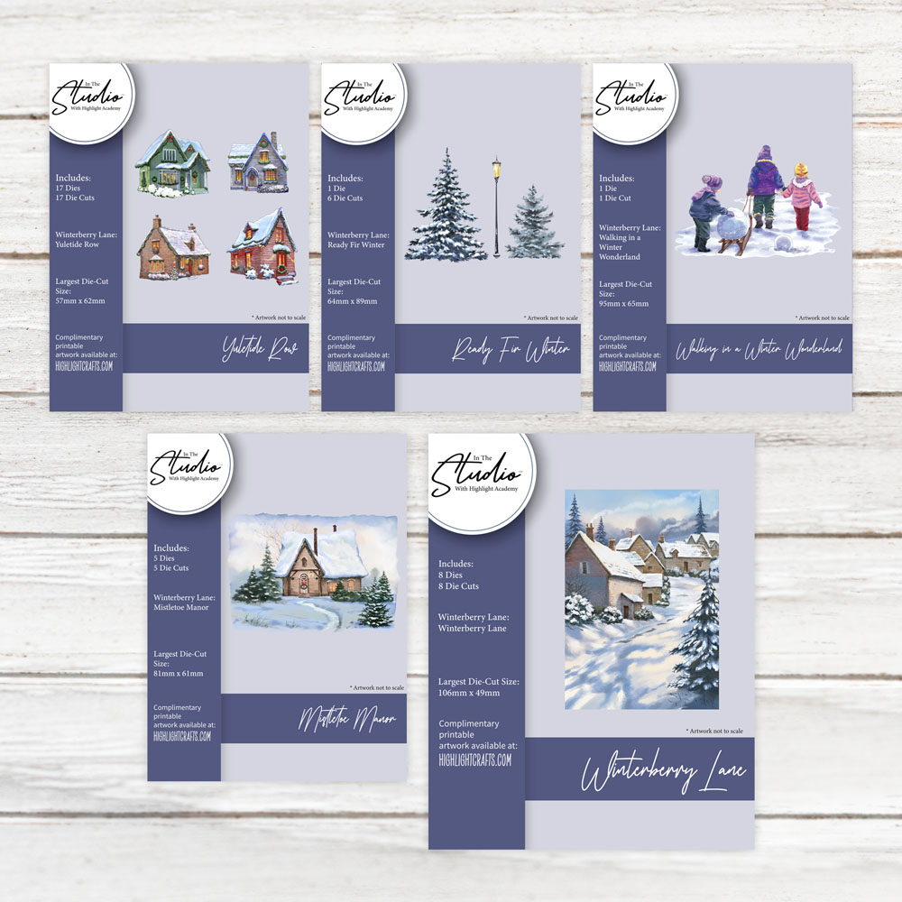 In The Studio Winterberry Lane Die Collection