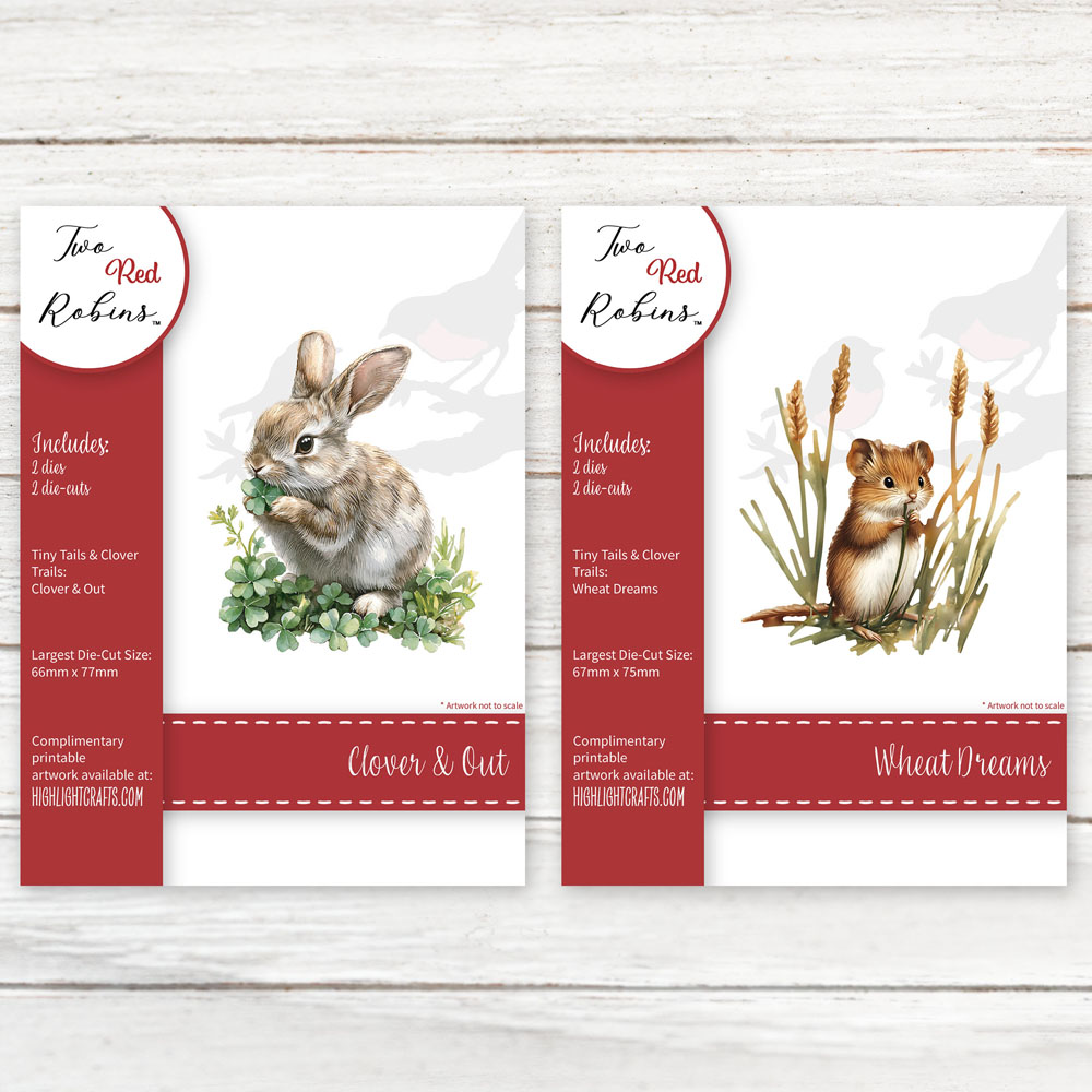 Two Red Robins Tiny Tails & Clover Trails Collection