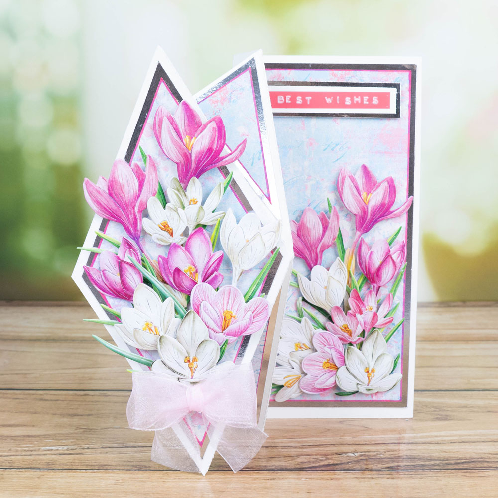 Two Red Robins Flower of the Month Crocus Die Collection - Image 7