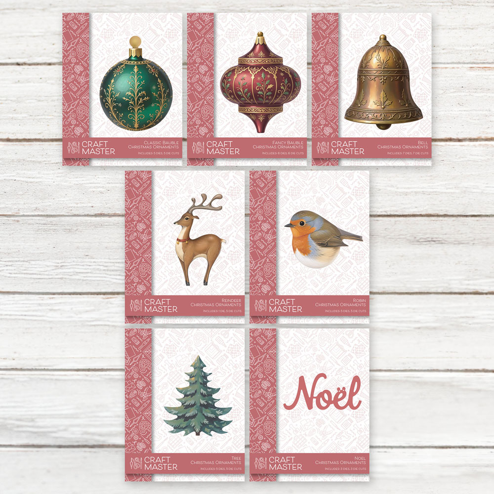 Craft Master Christmas Ornaments Die Collection