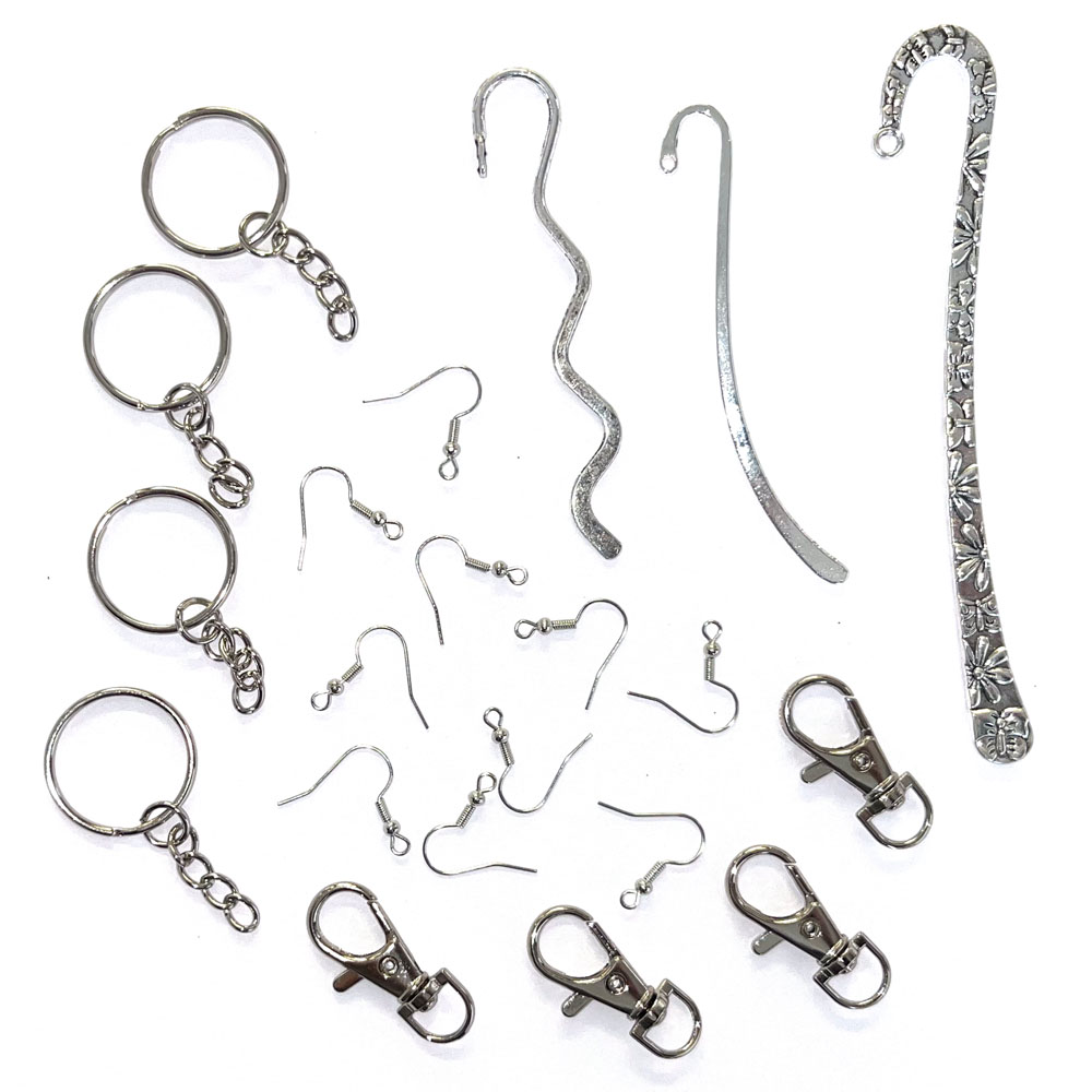 Silvar Design Silver Tone Fittings Selection Pack