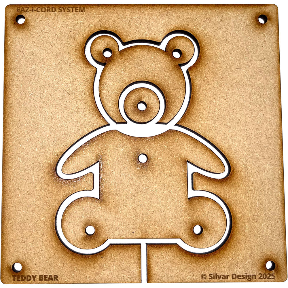 Silvar Design Eaz-i-Cord Wire Forming Jig - Teddy Bear