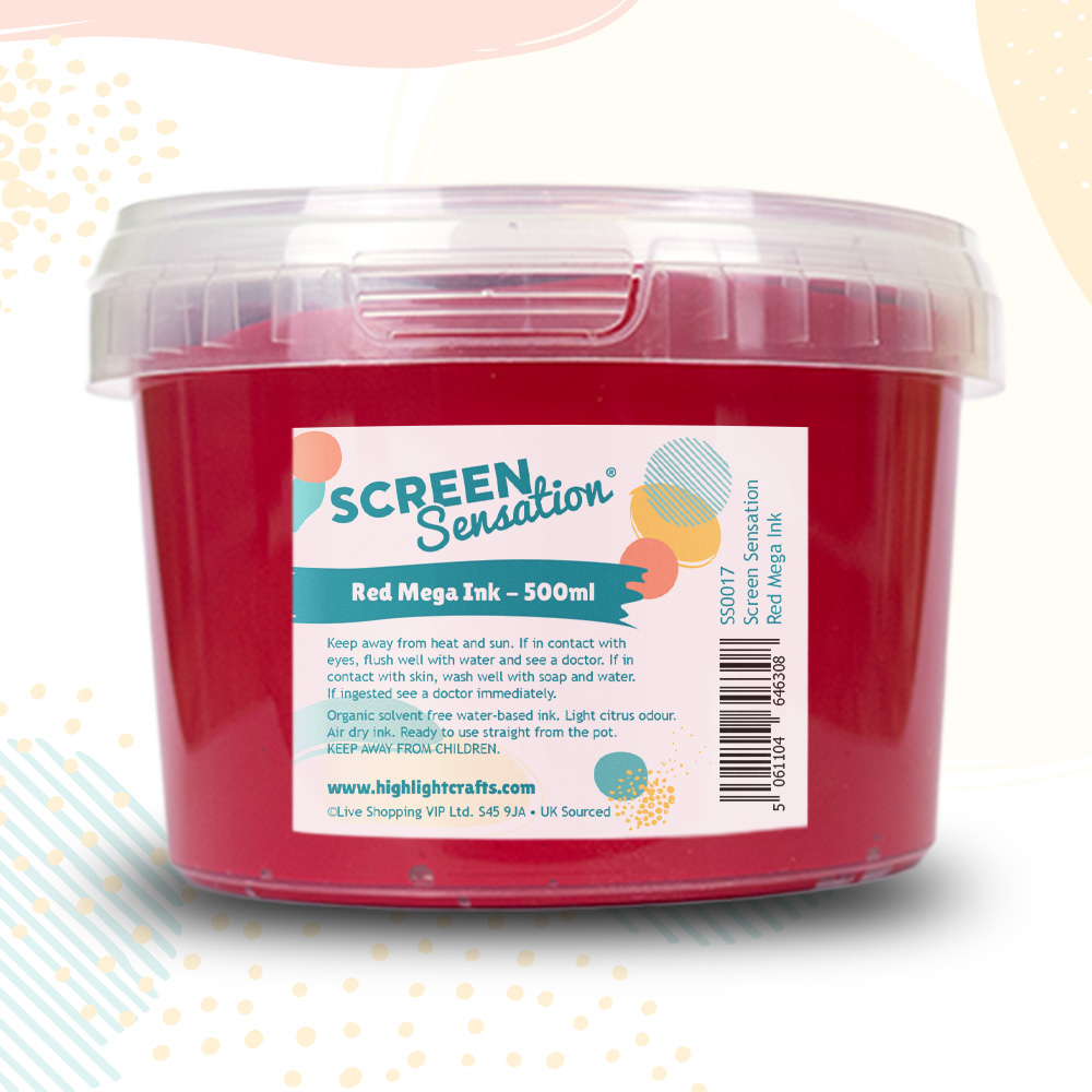 Screen Sensation Ink - Red 500ml