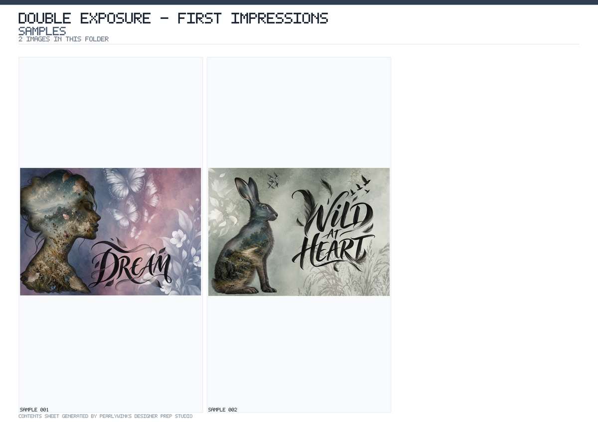Pearlywinks - Double Exposures First Impressions Digital Download - Image 10