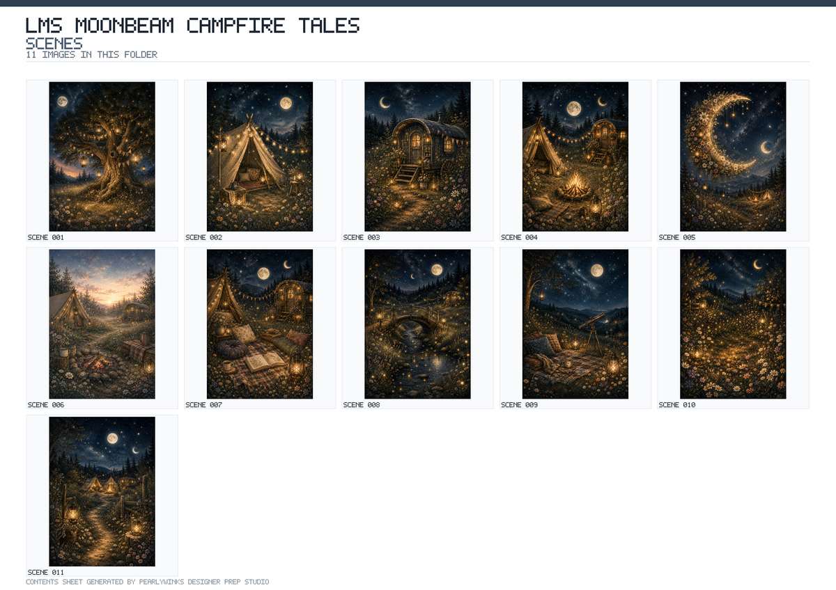Pearlywinks - Little Meadow Stories - Moonbeam Campfire Tales Digital Download - Image 16