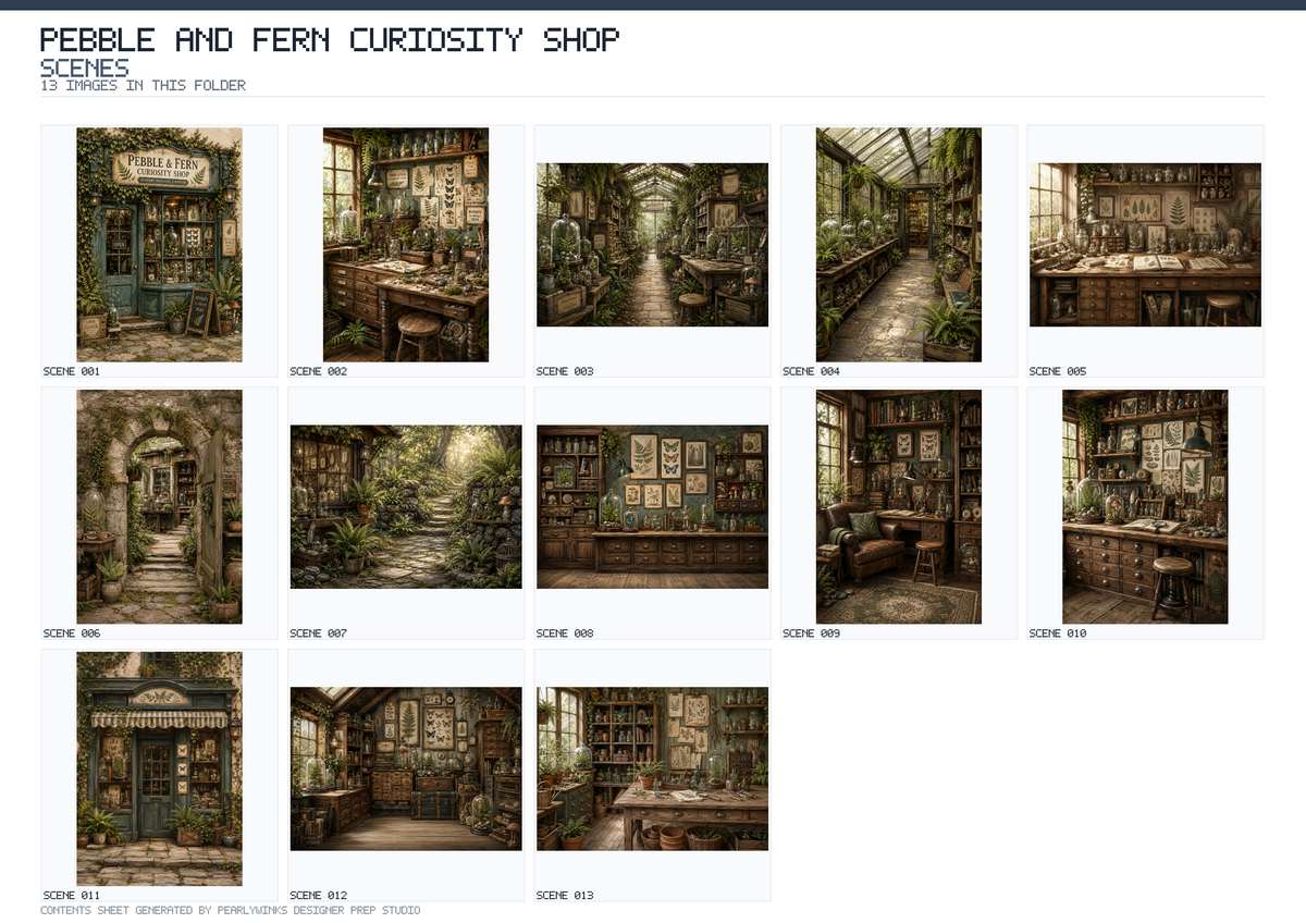 Pearlywinks - Pebble and Fern Curiosity Shop Digital Download - Image 11