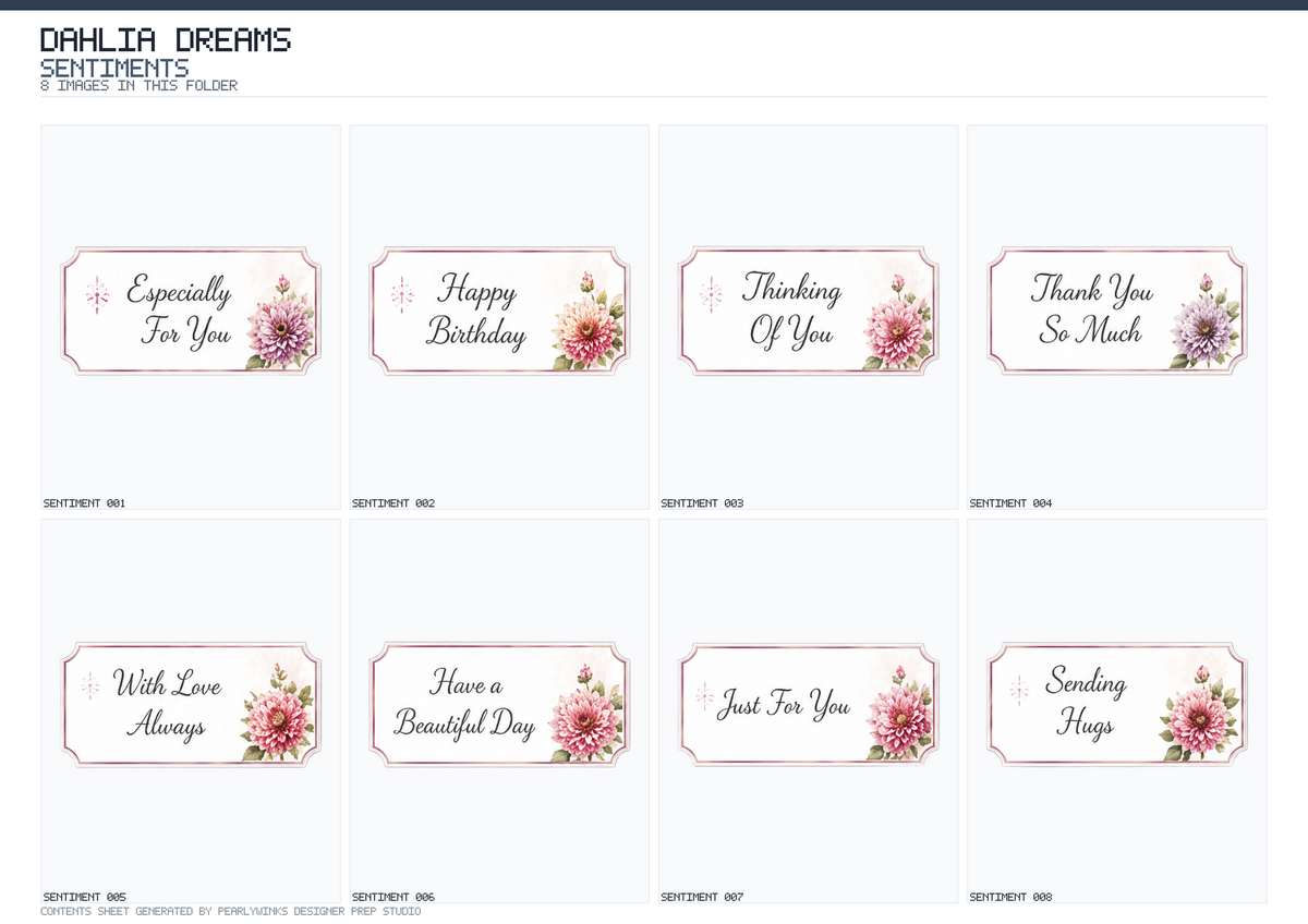 Pearlywinks - Dahlia Dreams Mini Collection - Image 6