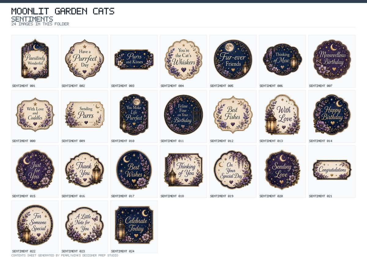 Pearlywinks - Moonlit Garden Cats - Image 9