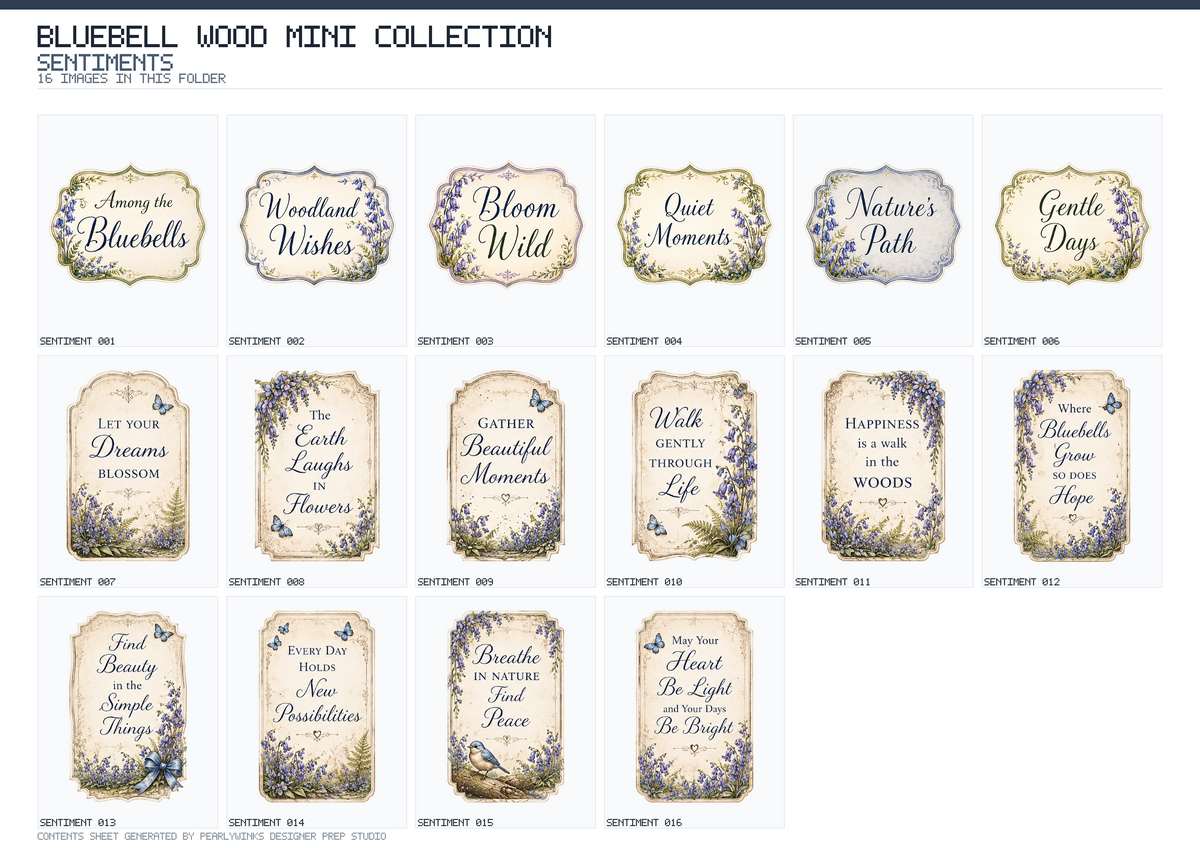 Pearlywinks - Bluebell Woods Mini Collection - Image 9