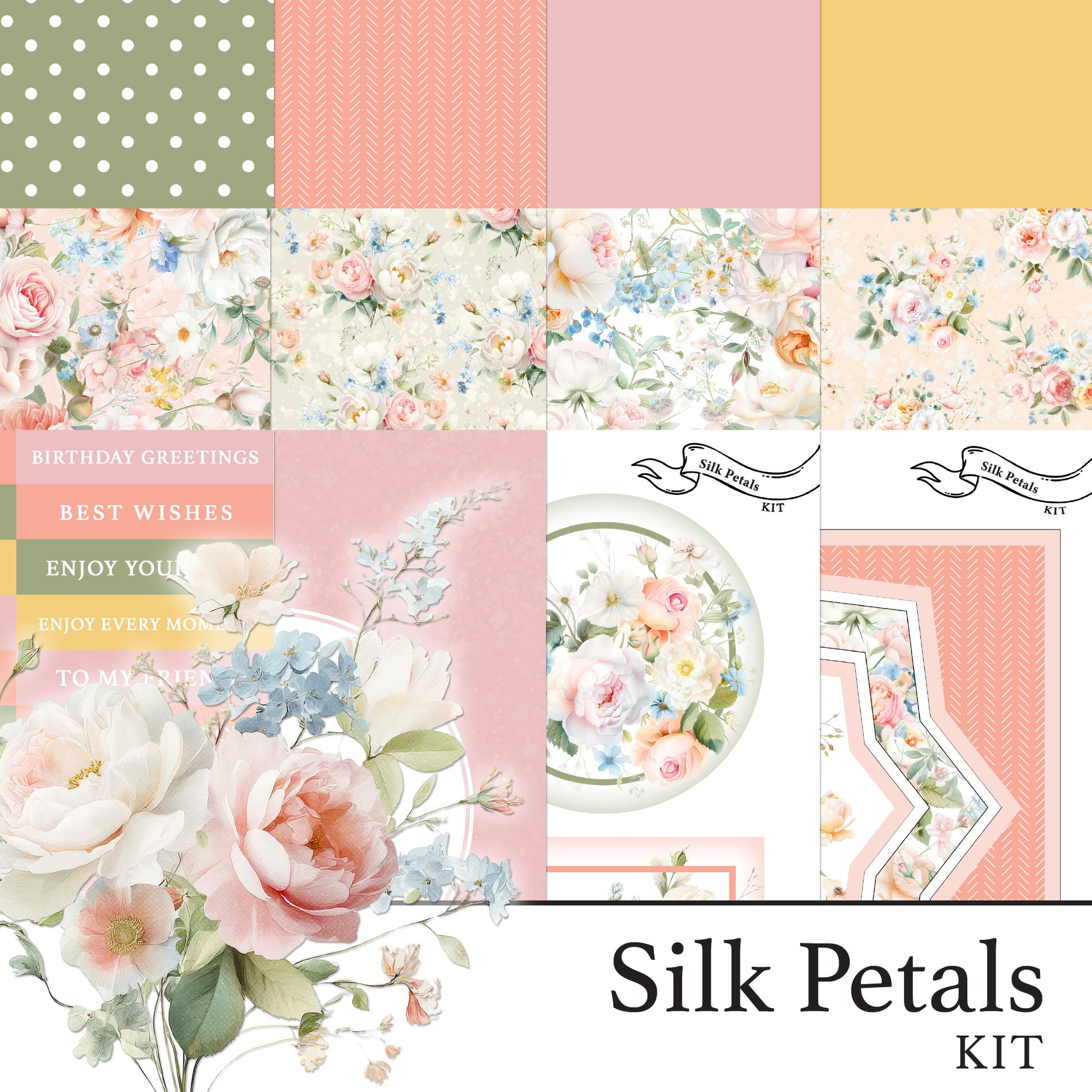 The Crafty Witches - Silk Petals Digital Collection