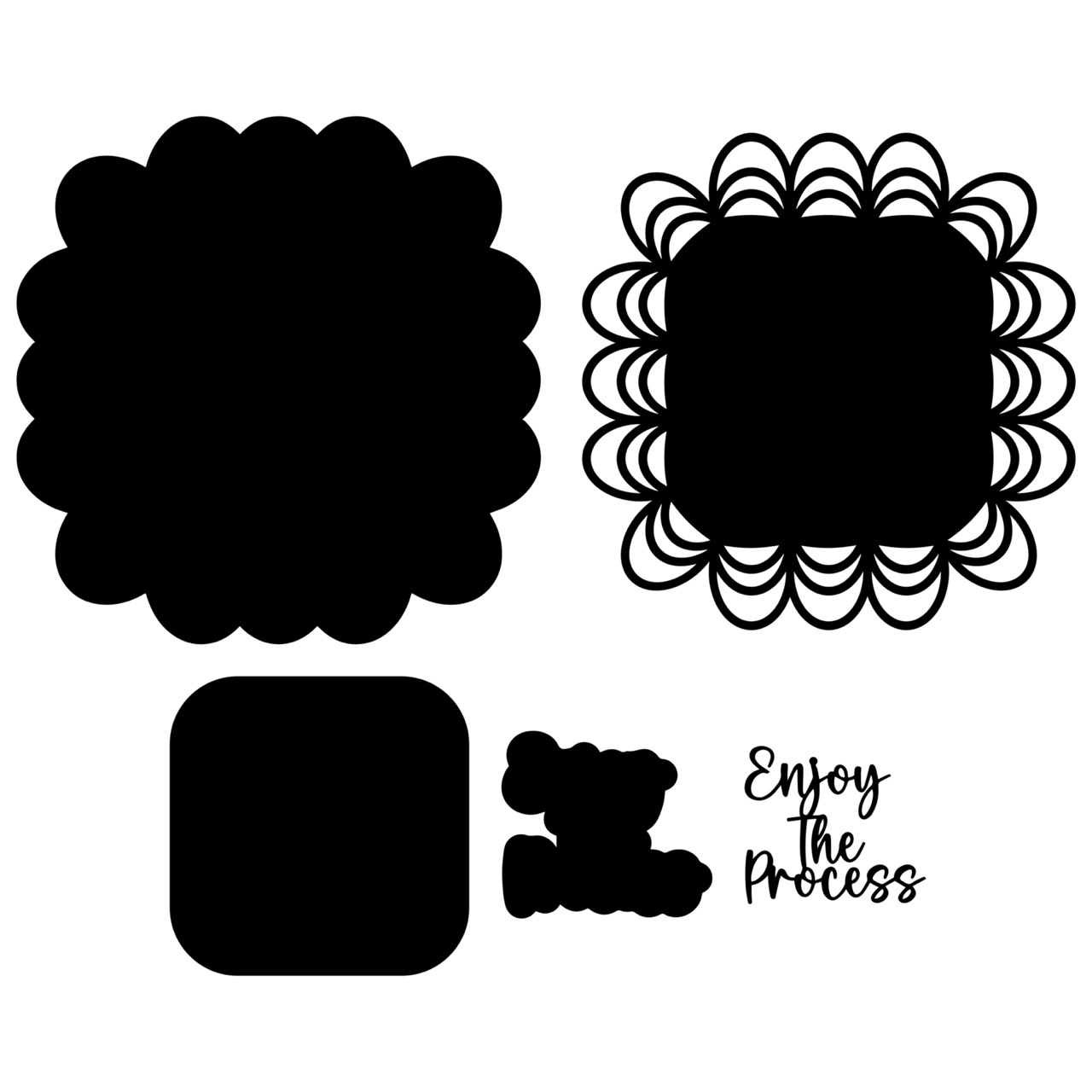The Crafty Witches - Simply Square Doilies Collection SVG Files - Image 3