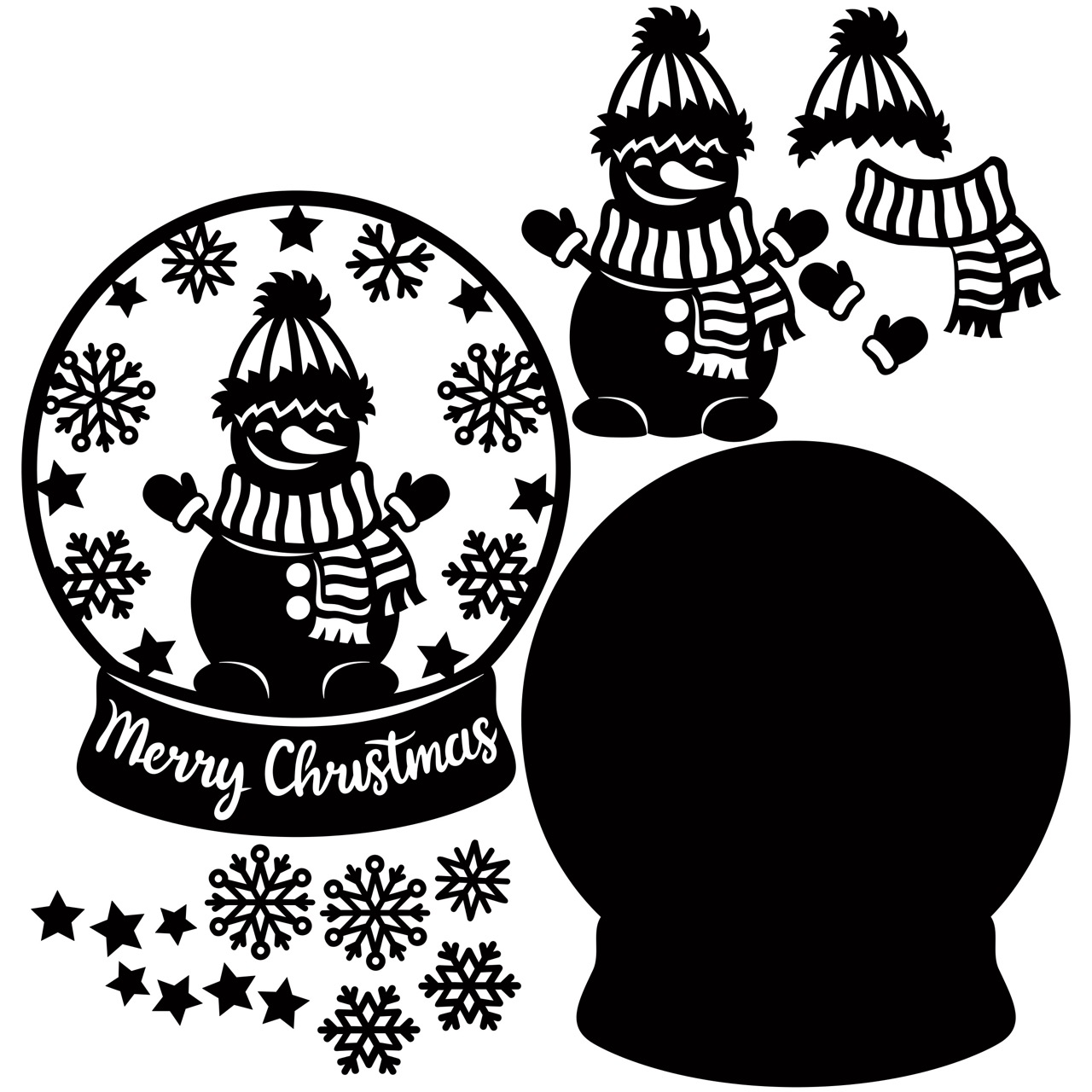 The Crafty Witches - Snowglobe Surprise SVG Files - Image 3