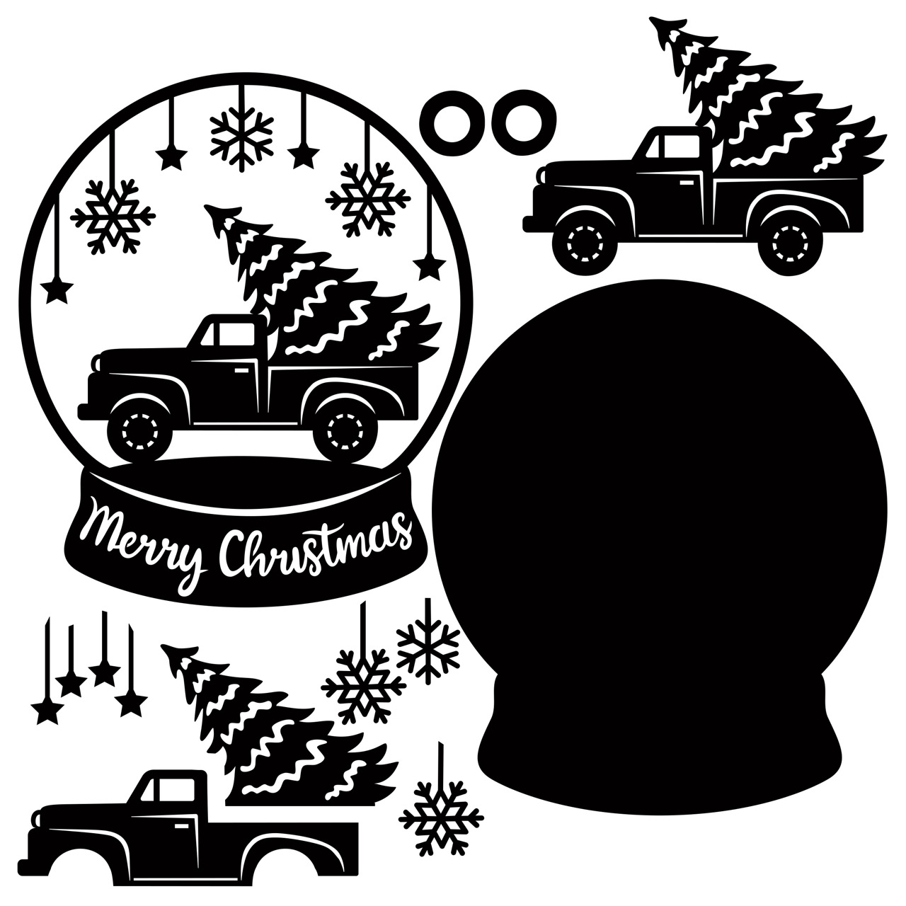 The Crafty Witches - Snowglobe Surprise SVG Files - Image 6