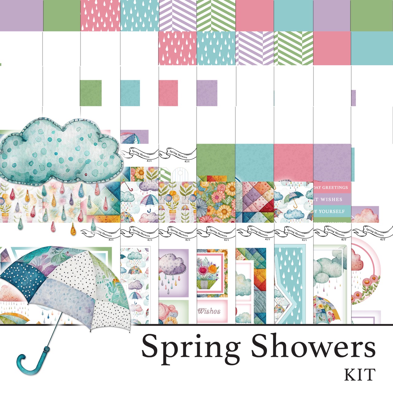 The Crafty Witches - Spring Showers Digital Collection