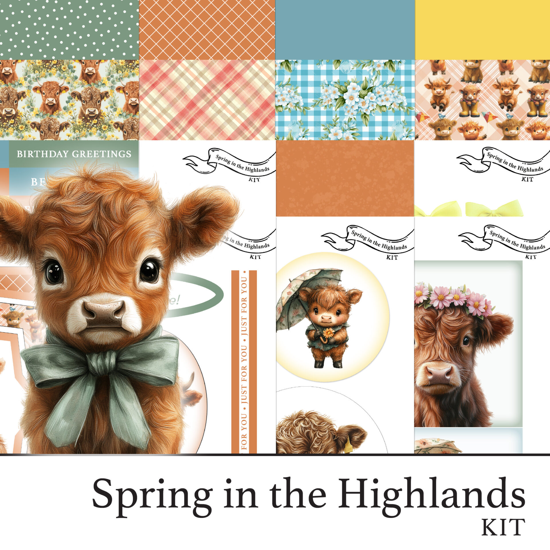 The Crafty Witches - Spring in the Highlands Digital Kit