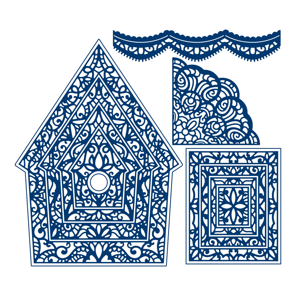 Tattered Lace Delicate Birdhouse Die Set - Image 2
