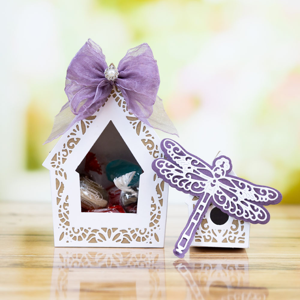 Tattered Lace Delicate Birdhouse Die Set - Image 7
