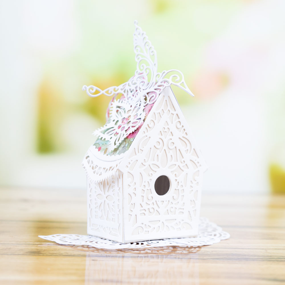 Tattered Lace Delicate Birdhouse Die Set - Image 9